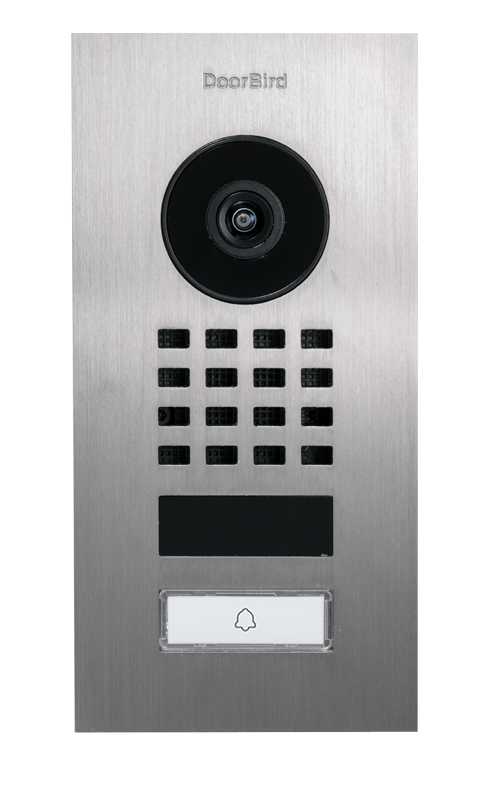D1101V Montage encastré Interphone Vidéo IP, Acier inoxydable V4A (résistant à l´eau salée), brossé

