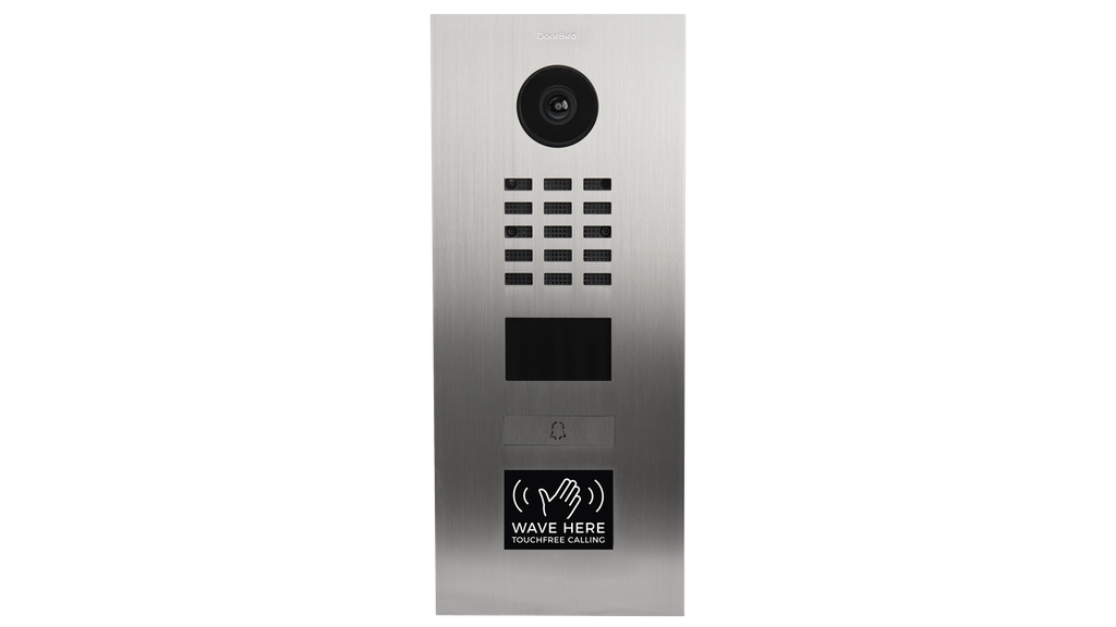 D2201TFV Interphone Vidéo IP, Acier inoxydable V2A, brossé

