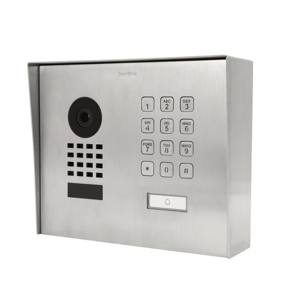 D1101KH Modern Montage apparent Interphone Vidéo IP, Acier inoxydable V2A, brossé

