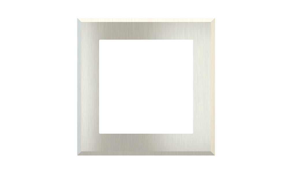 Square magnetic plate (60x60 mm window) ERA serie Metal Bronze Corked