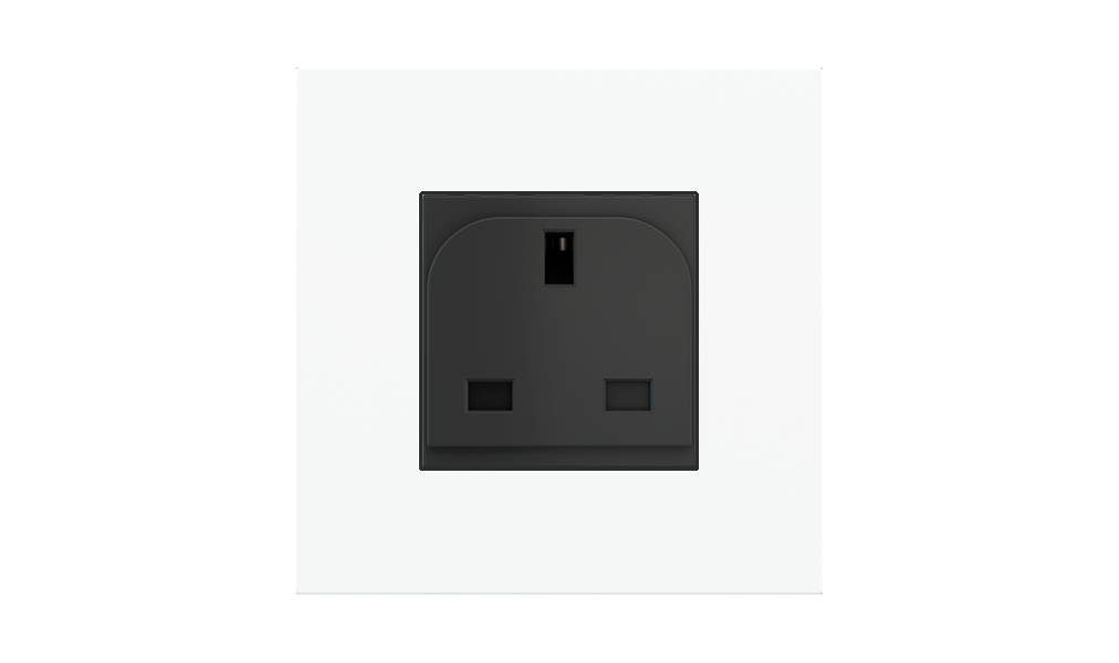Square magnetic plate (45x45 mm window) Proxima series Metal Beige Luxor