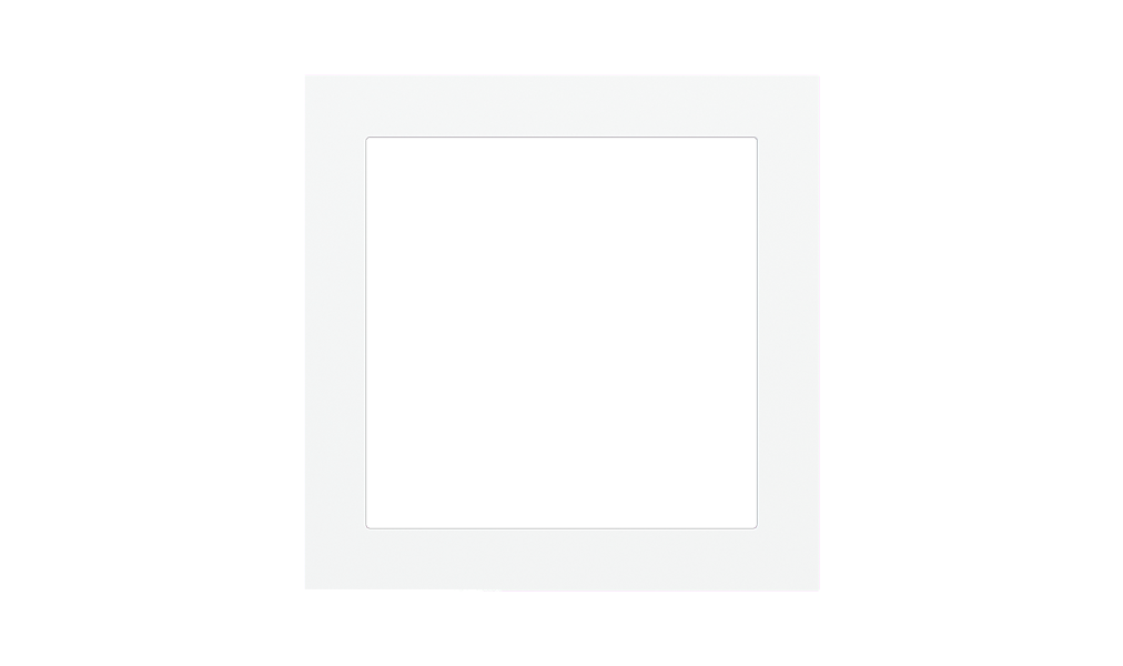 Signum square plate Surface Metal HT Black metal