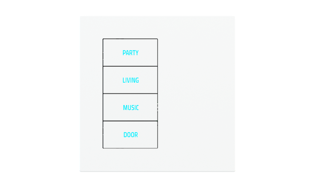 Kit 4 rockers 20Venti serie horizontal rectangular (30x15) finish Fenix NTM Beaver Ottawa