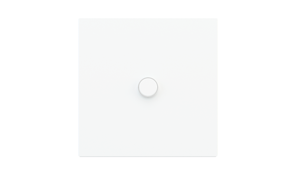 Kit of 1 round button Proxima series Metal Warm White