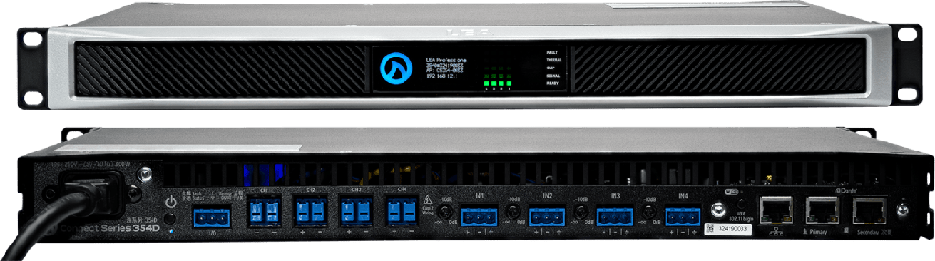 LEA Dante Connect Series 354D Power Amplifier | 4-Channel x 350W