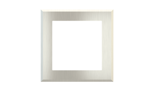 [EK-DEA-C-GWB] Square magnetic plate (60x60 mm window) ERA serie Metal Warm Brass
