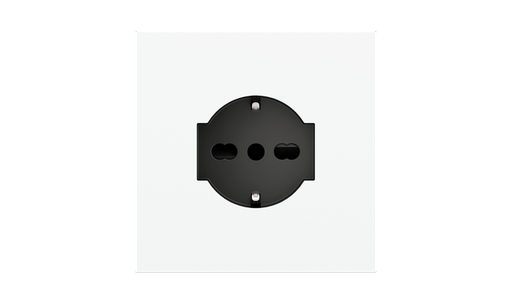 [EK-P2A-FF-LAE] Magnetic plate 2-fold (60x60 | 60x60 mm window - 68 mm centre distance) Proxima series Metal Insense Black