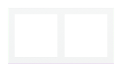 [EK-S2G-GBC] Rectangular Plate Surface (71/20Venti) (98x168) 2 windows (55x55)+(60x60) Metal Brass 26