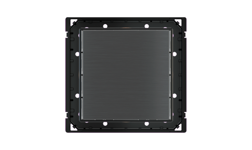 [EK-T2R-GBC-L] kit 1 rocker 71 serie vertical rectangular (30X60) with symbols Metal Brass 26